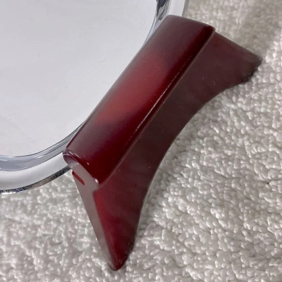 Vintage Glo Hill Gourmates Chrome Serving Tray With Bakelite Handles - Picture 10 of 12